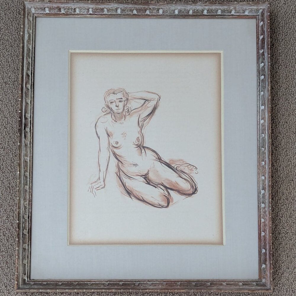 Framed "Le Satyricon" Lithograph by Achille-Emile Othon Friesz